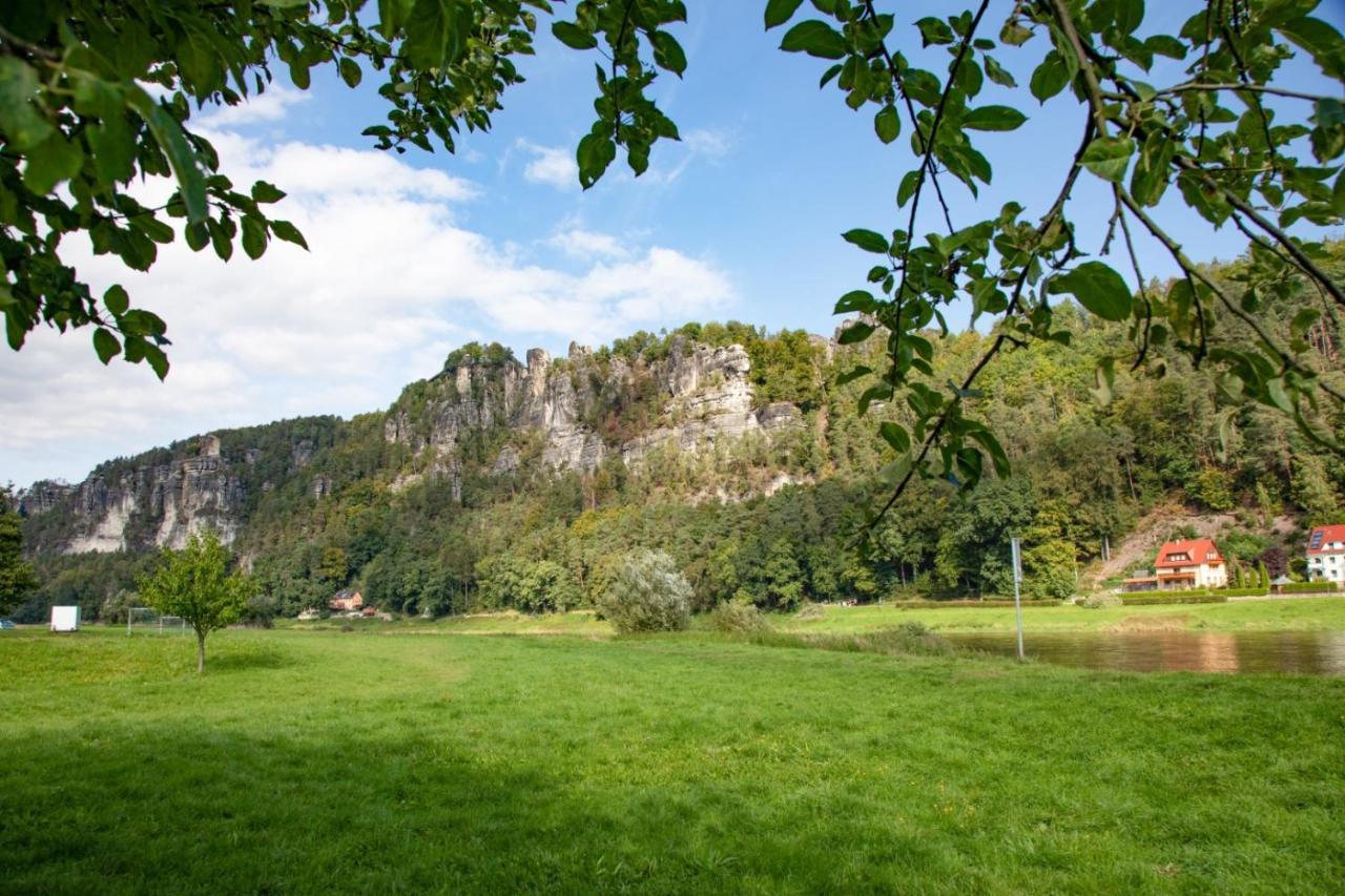 Traumhaftes Gaestehaus An Elberadweg Und Bastei Rathen Exterior photo